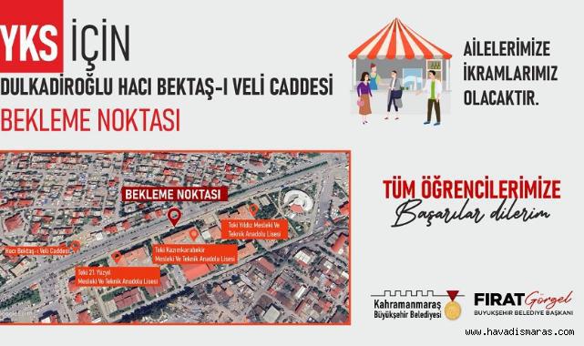 Büyükşehir'den Öğrenci ve Velilere sınav desteği..