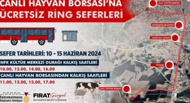 Canlı Hayvan Borsası’na Ücretsiz Ring Seferleri Başladı!..