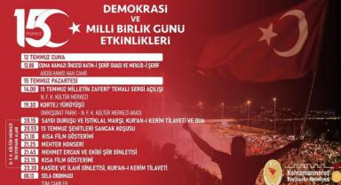 15 Temmuz Demokrasi ve Milli Birlik Günü Programında Buluşalım..