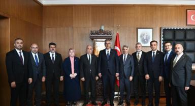 Başkan Görgel, Sağlık Bakanı Memişoğlu’nu Makamında Ağırladı..