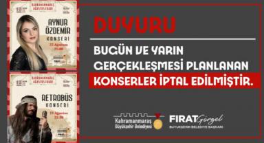 Ağustos Fuarı’nda yapılacak 2 Konser İptal Edildi!..