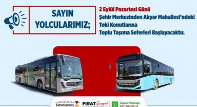 Akyar TOKİ Konutlarına Yeni Toplu Taşıma Hattı Hizmete Başlıyor!..