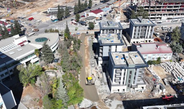 Büyükşehir, Kentsel Tasarım Alanlarında Ulaşım Yatırımlarına Başladı..