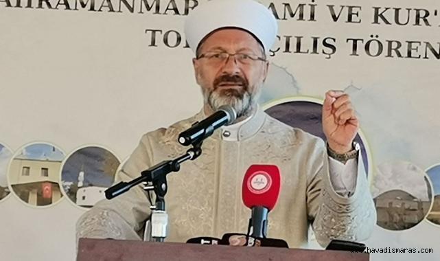 Diyanet İşleri Başkanlığı Kahramanmaraş’ta 51 caminin açılışını yaptı ..