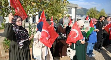 Kahramanmaraş’ta üniversite öğrencilerinden Gazze’ye destek ..