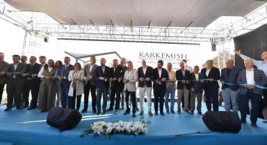 Karkamış Arkeoparkı Aşağı Saray Alanı koruyucu çatısı tamamlandı..