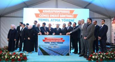 140 Milyonluk yatırımla Kahramanmaraş Güneş Enerji Santrali’nin Temeli Atıldı