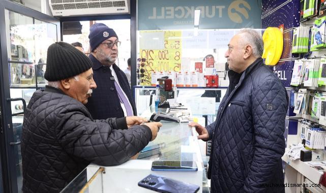 Başkan Akpınar, Fırtınadan Etkilenen Esnafı Ziyaret etti..