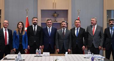 Buluntu, Cumhurbaşkanı Yardımcısı Yılmaz’ı Ziyaret Etti..