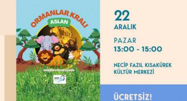 “Ormanlar Kralı Aslan” Minikleri Eğlendirmeye Geliyor