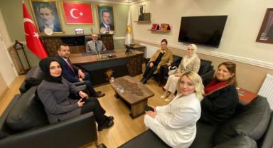 AK Partili Ünal, Partililerle Sohbet Etti