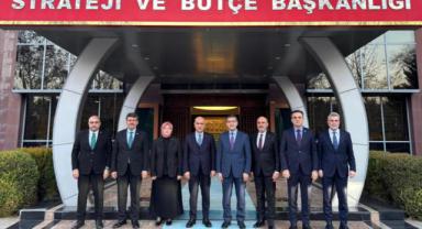 Kahramanmaraş Heyeti, Cumhurbaşkanlığı Strateji ve Bütçe Başkanı Şenel ile Bir Araya Geldi 