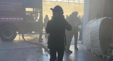 Kahramanmaraş’ta Tekstil Fabrikası Yandı