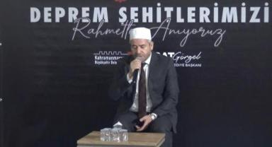 Kahramanmaraş'ta Deprem Şehitleri Anıldı..