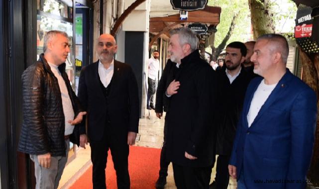 Başkan Görgel, Kapalı Çarşı'da Esnaf ve Vatandaşlarla Bir Araya Geldi..