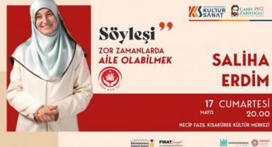 Aile Yılı Etkinlikleri Saliha Erdim Söyleşisiyle Devam Edecek..