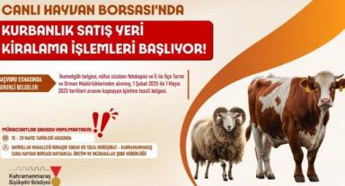 Canlı Hayvan Borsası’nda Kurban Satış Yerleri Kiralama İşlemi Bugün Başlıyor..
