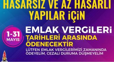 Onikişubat Belediyesi’nden Emlak Vergisi ödemesi hatırlatması..