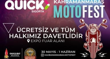 Onikişubat Belediyesi'nin katkılarıyla Kahramanmaraş Motofest başlıyor..