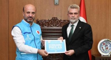 Başkan Görgel’den Vekâleten Kurban Bağışı.