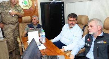 Başkan Görgel, Orman Yangını Alanında İncelemelerde Bulundu..