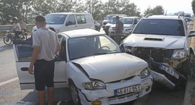 Kahramanmaraş’ta zincirleme kaza: 4 yaralı ..