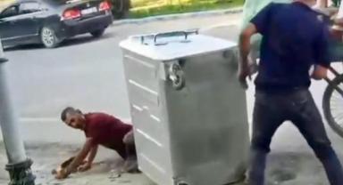 Kağıt Toplayıcısına saldıran Dengesiz Tutuklandı..