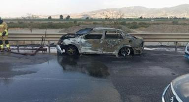 Kahramanmaraş’ta otomobil demir yığınına döndü .