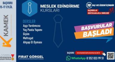 KAMEK’le Herkes İçin Eğitim; Yeni Dönem Kurs Kayıtları Başladı..