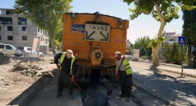 KASKİ Sahada; Altyapısı Tamamlanan Yollarda Kaplamalar Sürüyor 
