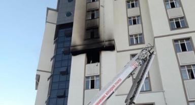 Öğrenci yurdunda yangın...