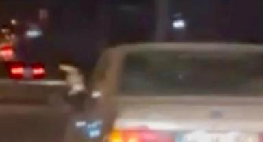 Otomobilinden Havaya Ateş Etti Yanına Kalmadı ..