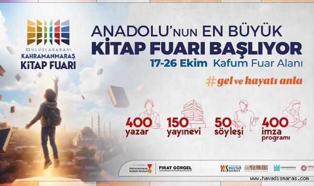 Anadolu’nun En Büyük Kitap Fuarı 17-Ekim'de...