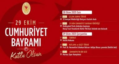Cumhuriyetin 102. Yılı Çeşitli Etkinliklerle Kutlanacak..