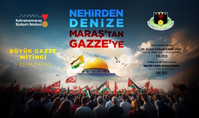 Kahramanmaraş, Gazze İçin Tek Yürek Oluyor..