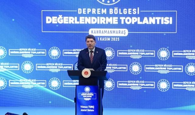 Adalet Bakanı Tunç, Deprem Bölgesindeki Hukuki Süreçleri Değerlendirdi..