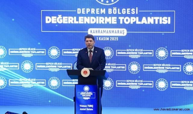 Adalet Bakanı Tunç, Deprem Bölgesindeki Hukuki Süreçleri Değerlendirdi..