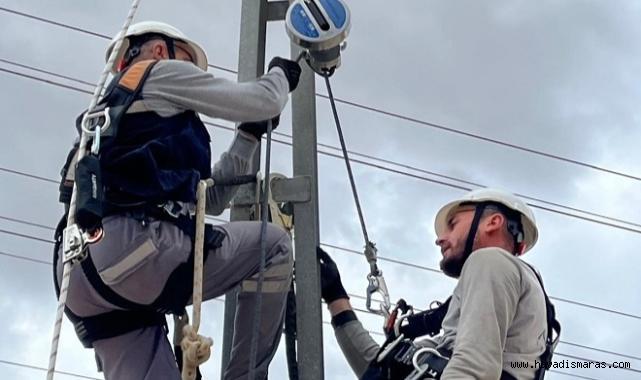 AKEDAŞ’tan Saha Çalışanlarına Yüksekte Güvende Çalışma Eğitimi..