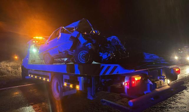 Kahramanmaraş’ta feci kaza: Karı-koca hayatını kaybetti..