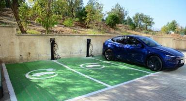 KSÜ Kampüsüne 8 Adet Elektrikli Araç Şarj İstasyonu Kuruldu..