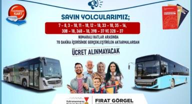 Büyükşehir’den Ücretsiz Aktarma..