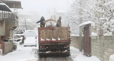 Dulkadiroğlu’da Kar Mücadelesi 105 Mahallede Devam Ediyor..
