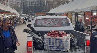 Yöresel Pazarda 850 kg Sucuk İmha edildi..