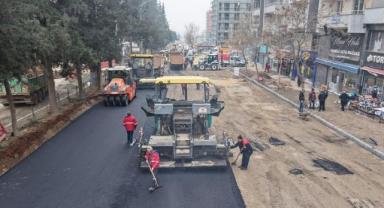 Azerbaycan Bulvarı’nda Altyapısı Tamamlanan Kısmın Üstyapısı Yenileniyor..