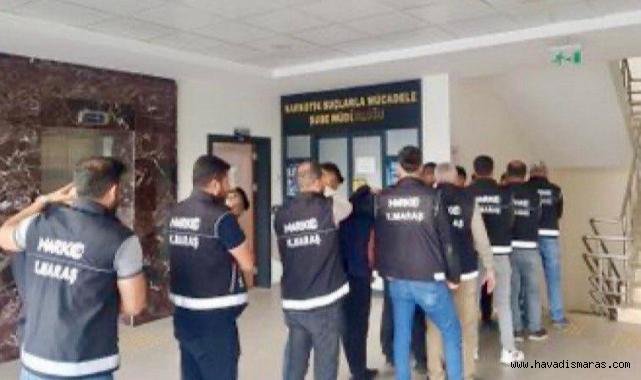 Kahramanmaraş’ta zehir tacirleri tutuklandı..