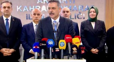  İç İşleri Bakanı Çiftçi; 