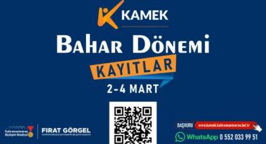 KAMEK’te Bahar Dönemi Başlıyor!.