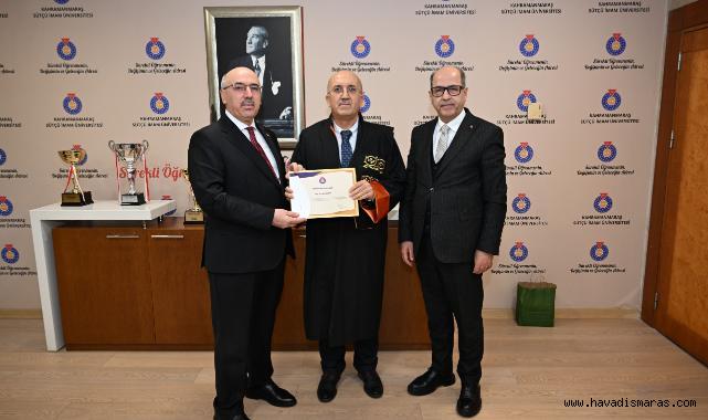 Sütçü İmam’da Profesör ve Doçent Kadrosuna Atananlar Belgelerini Aldı..