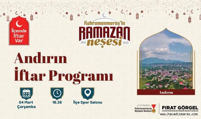 Büyükşehir’in Gönül Sofrası 4 Mart’ta Andırın’da Kurulacak..