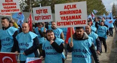 Kahramanmaraş termik santralinde eylem..